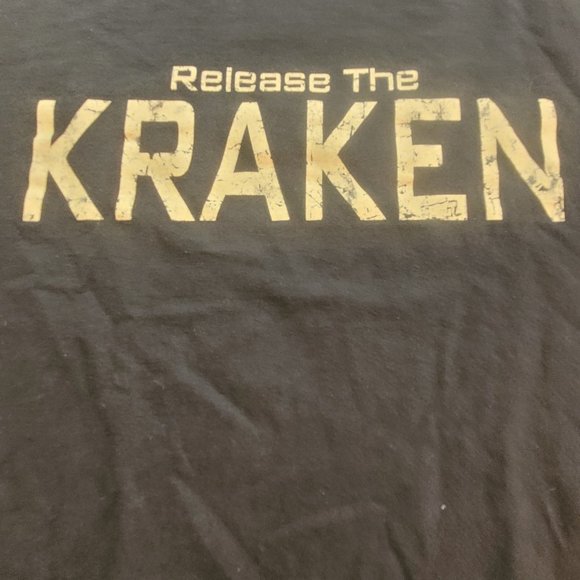 Clash of the Titans "Release The Kraken" T-Shirt Black - Large - Picture 3 of 3